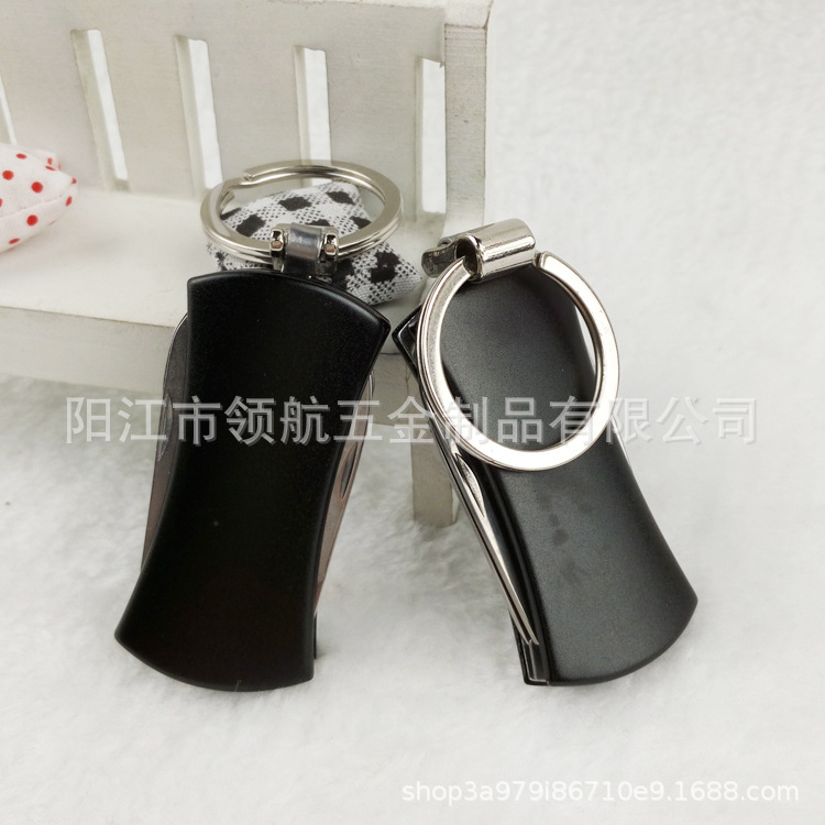 不锈钢多功能小刀 创意便捷折叠小礼品 带钥匙扣4开小刀