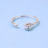 Jewelry, fresh ring, Japanese and Korean, simple and elegant design, on index finger, internet celebrity