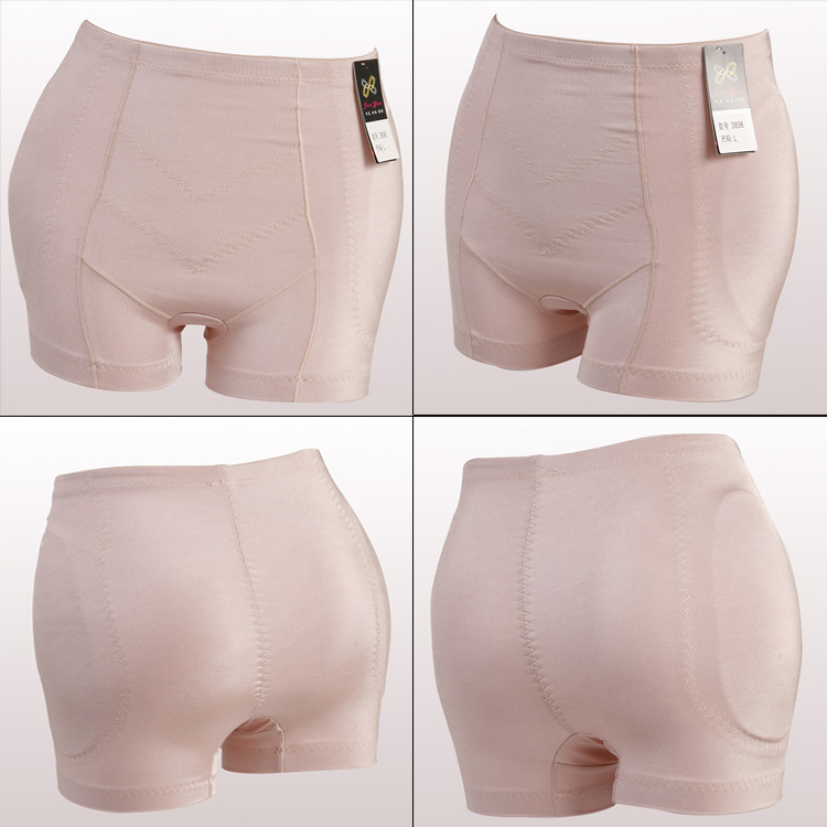 2026 Direct Sales Korean Style Wearable Boxer Briefs with Padded Buttocks, Cotton Padded Hip-Lifting Underwear with Pure Cotton Crotch