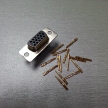 ���Ή���ʽDB15PINĸ�� ���ܶȉ���ʽ15P����ĸ�^�B����  ��