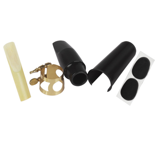Manufacturer wholesale alto saxophone mouthpiece set five-piece mouthpiece hat clip reed tooth pad musical instrument wholesale