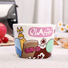 Shergras cup bowl creative cute cartoon large capacity water cup high -temperature porcelain ceramic cup with gift logo