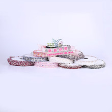 2.5柳絮花边服装辅料织带彩色条纹运动卫衣服裤子装饰侧边条