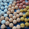 Light -noodle pill -shaped round flat beads colorless round flat beads color pill model beads beadsless flat ball beads