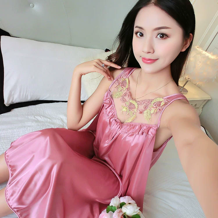 Summer sexy silk thin pijama, 2021 collection, lifting effect