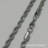 Accessory stainless steel, chain with pigtail, jewelry, necklace, wholesale