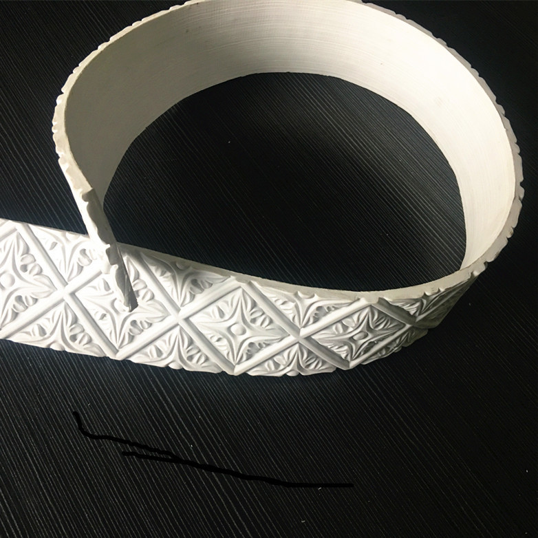 厂家直供欧式pvc弯曲装饰软线条家居装饰白色线条花纹美式线条|ru