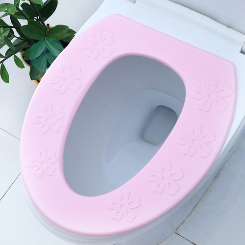 New high-foaming EVA waterproof toilet pad thickened O-type toilet warmer pad in winter Amazon wish