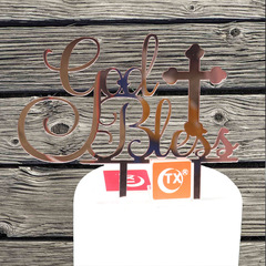 Cross-border acrylic letter home cake insert, cake decoration, birthday party cake insert plaque ornament factory