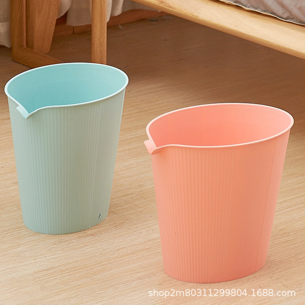fashionable creative plastic garbage can for home use