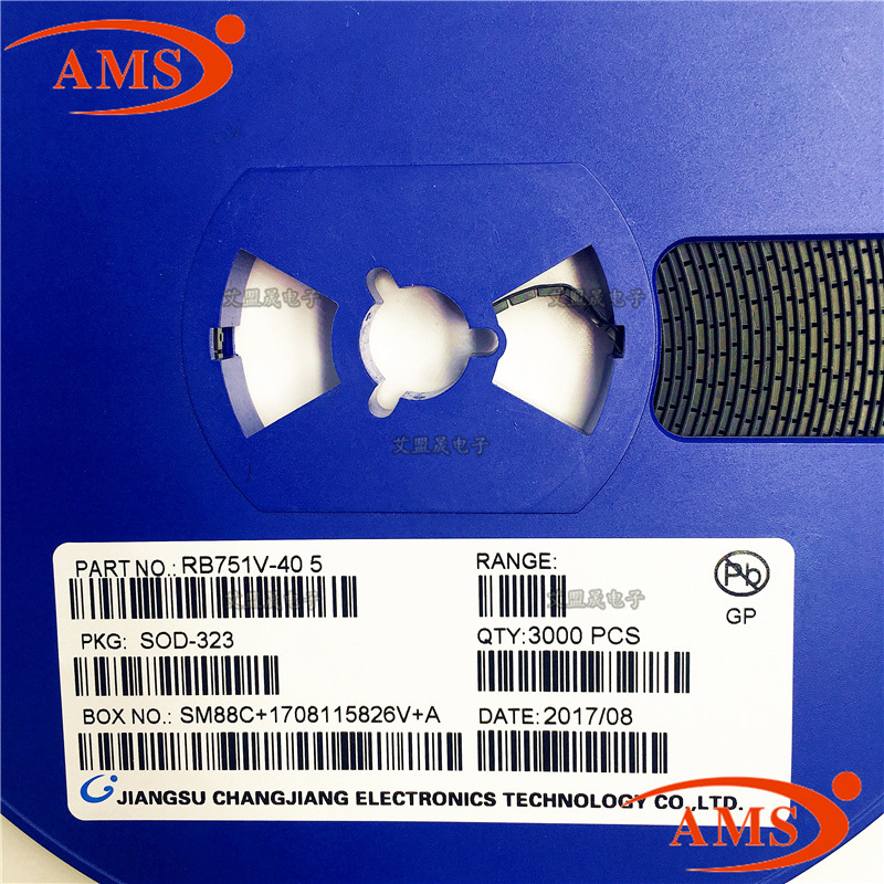 RB751V-40 丝印:5 SOD-323 CJ/长电 贴片二极管晶体管 全新现货