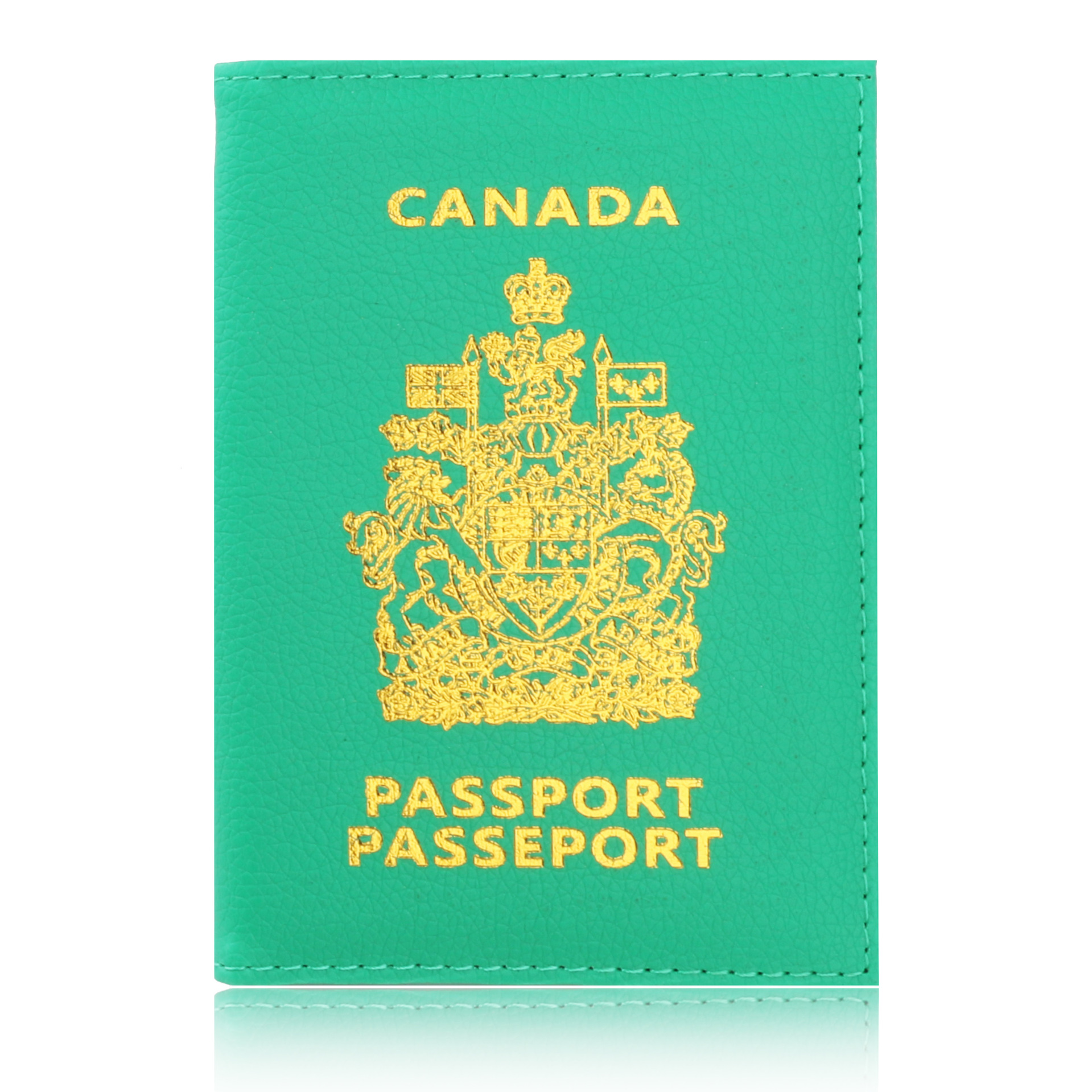 Buy quality Spot Passport Sleeve Canadian Passport Clip PU Leather