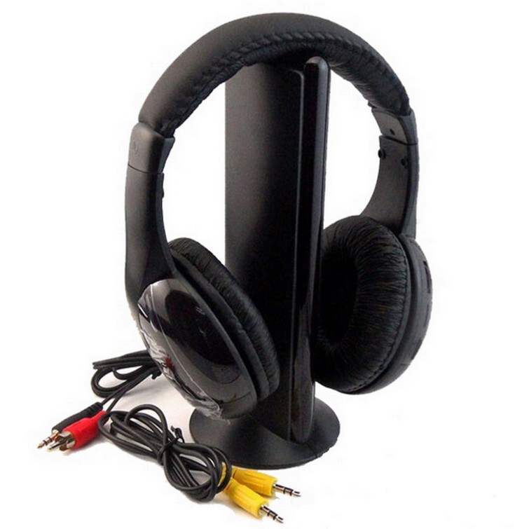 Cross-border upgraded monitor headset five-in-one computer TV universal headset headset can be binaural Cross-border upgraded monitor headset five-in-one computer TV universal headset headset can be binaural