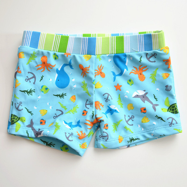 Children's blue swimwear