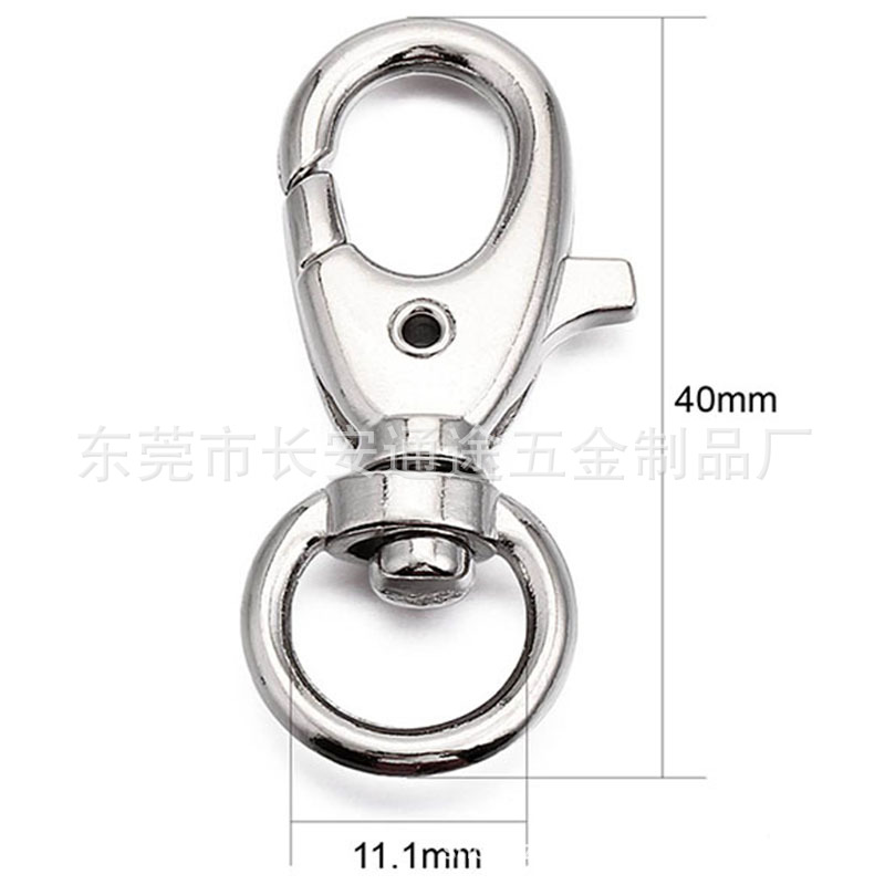 厂家BM04YM03箱包织带扣 出口欧美dog hook 锌合金勾扣