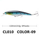 Shallow Diving Minnow Lures Sinking Hard Baits Fresh Water Bass Swimbait Tackle Gear