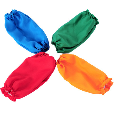 厂家直销涤纶制服呢劳保广告 成人套袖 画画 做饭厨房袖套|ru