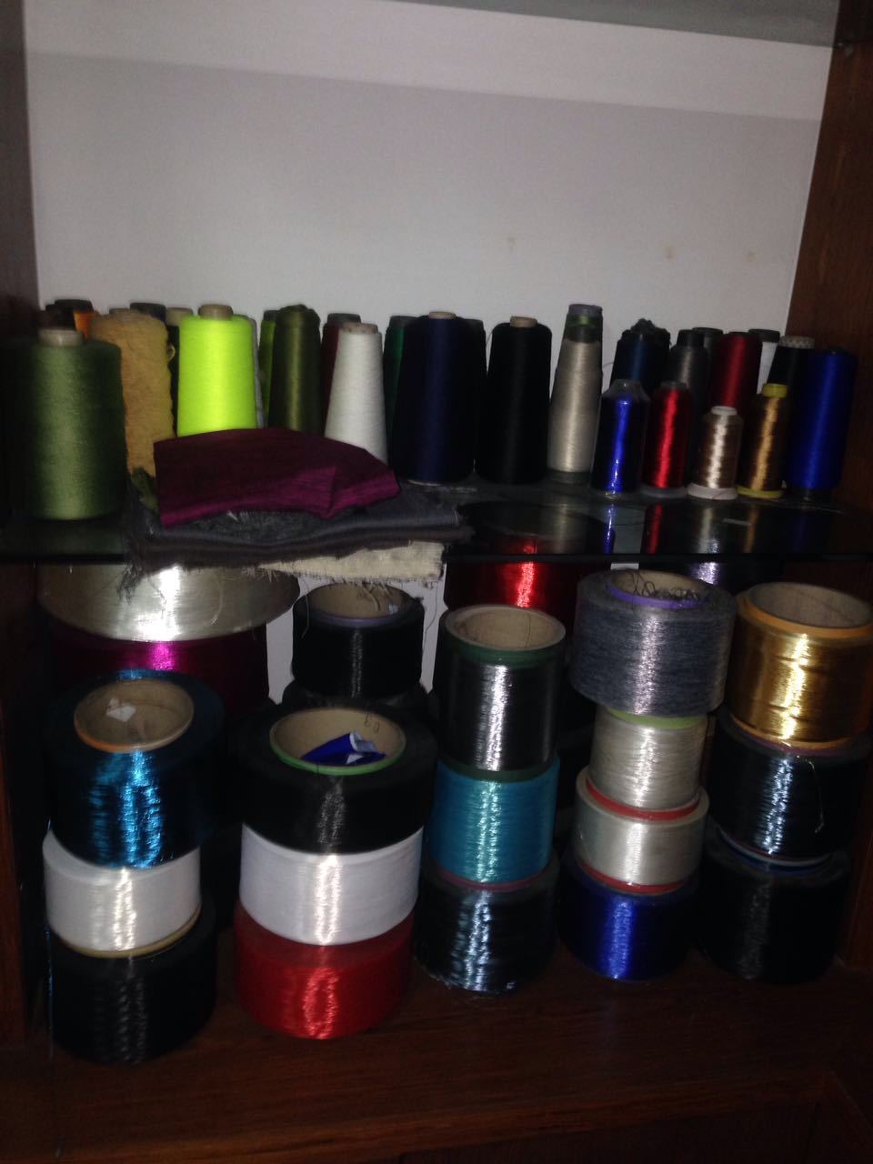 切片纺绿色POY手套丝  规格75D/72F  等级  优等