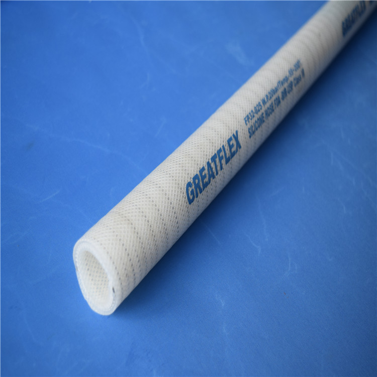 GREATFLEX厂家直销 直径204透明卫让级螺旋钢丝硅胶软管