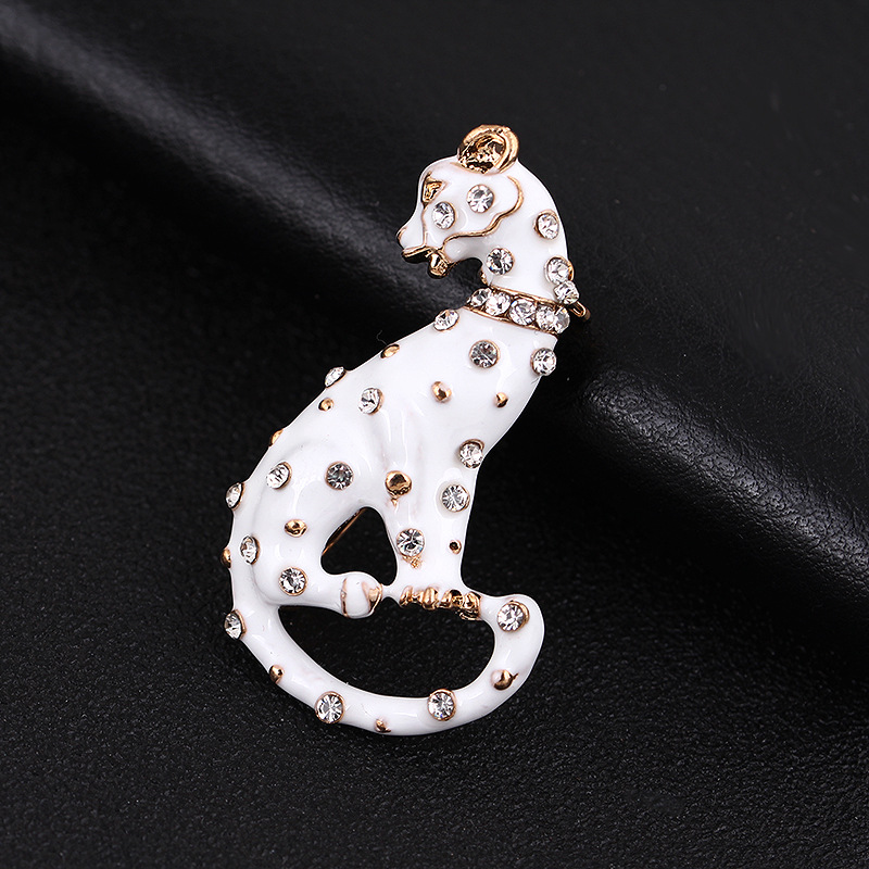 Ig Style Elegant Leopard Alloy Plating Inlay Rhinestones Unisex Brooches display picture 9