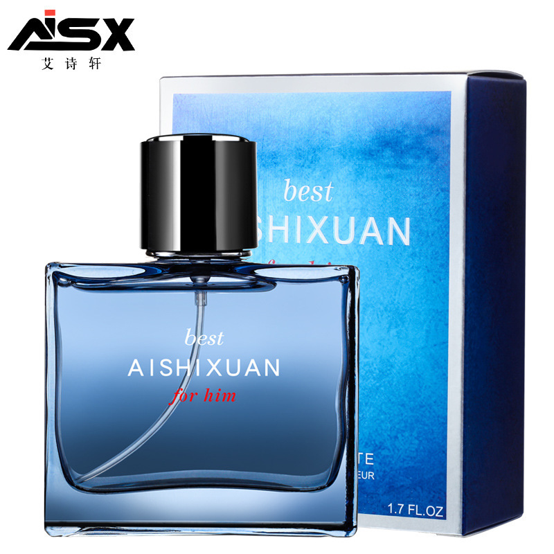 厂家直销艾诗轩香水蔚蓝海洋男士古龙香水东方香调男用淡香清新|ms