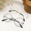 Glasses suitable for men and women, ultra light metal retro decorations