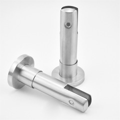 Bathroom hardware bathroom toilet partition accessories hinge handle thickened 304 stainless steel public toilet accessories