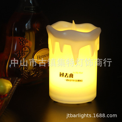 LED Charging candlestick charge simulation Candle lamp Lighting Bar Desk charge Bar table lamp charge Nightlight