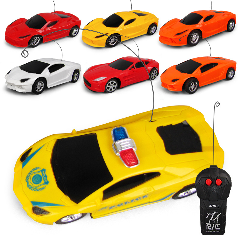 Envío gratuito coche de control remoto de dos vías de luz coche de control remoto 1:24 simulación coche de carreras de juguete eléctrico para niños puesto de juguete