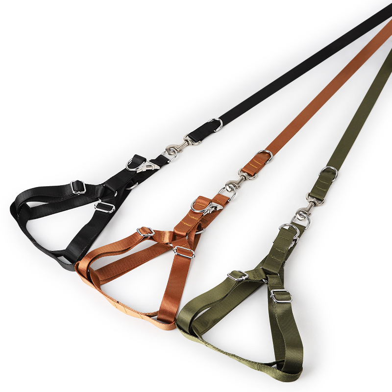 大狗专用加厚铁扣胸背牵引绳7