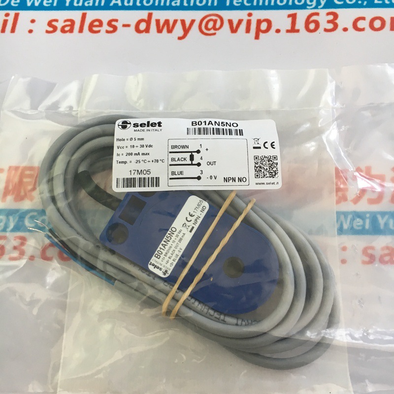 新品意大利SELET赛力特传感器B50EN187V03原装供应