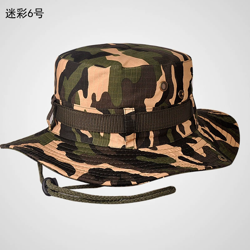 Travel camouflage climbing sun hat, American style
