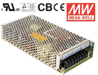 台湾明纬开关电源RT-125A 125W 5V/12A 12V/5.5A -5V/1A
