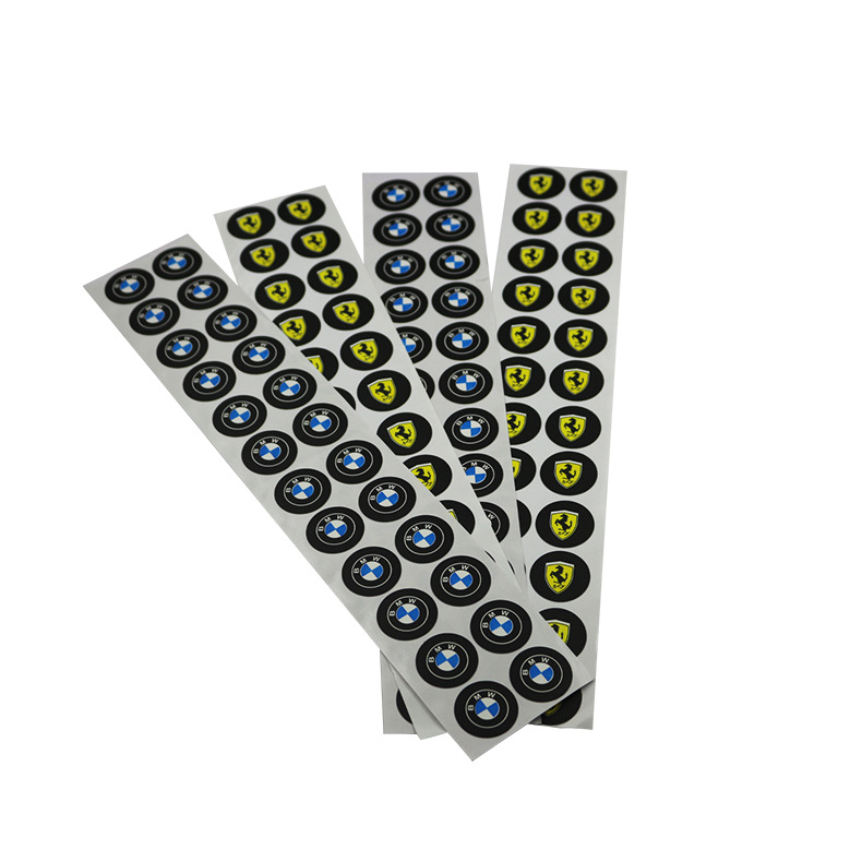 厂家供应 汽车标贴 彩色工业用不干胶标签快递物流标贴纸来样订购