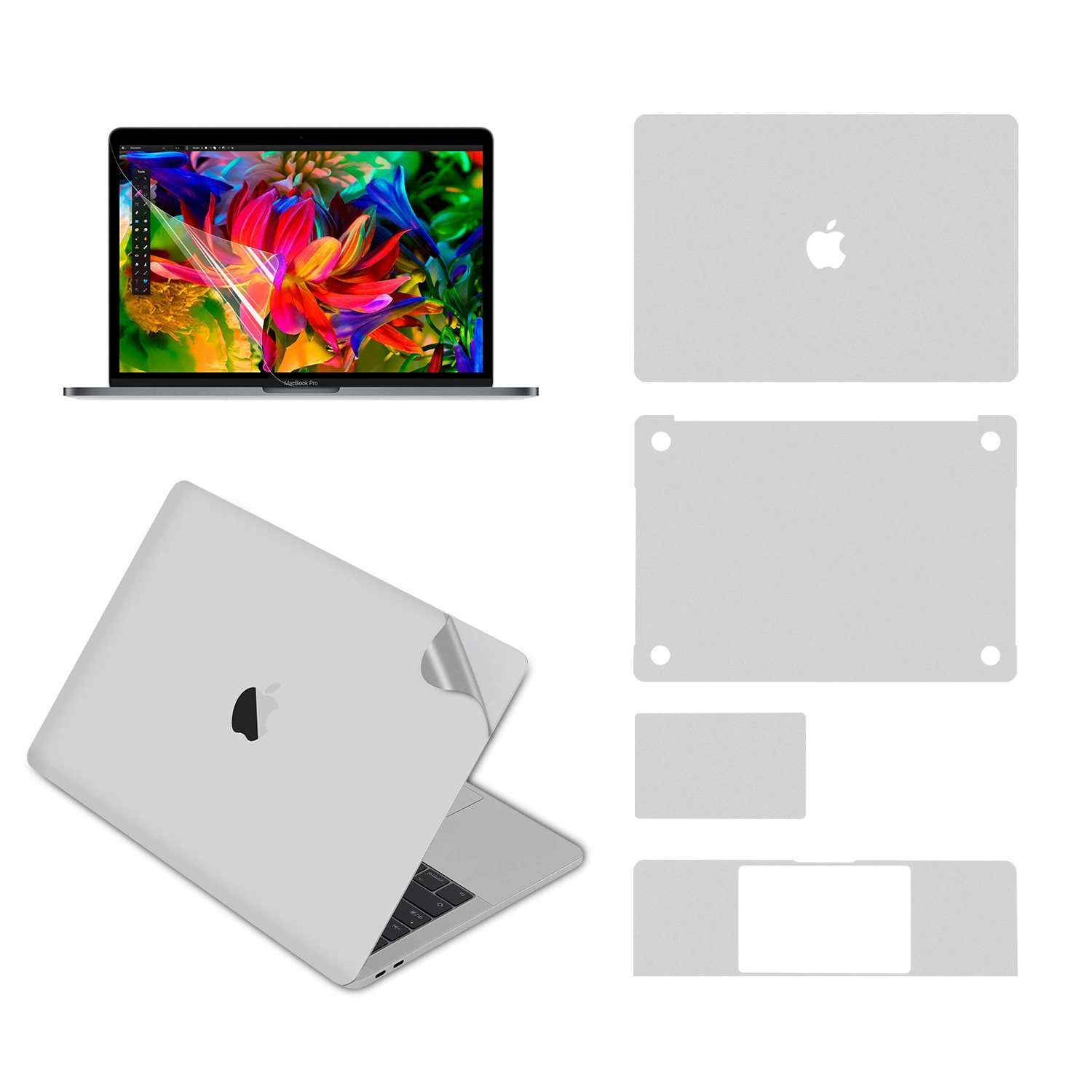 Защита корпуса нового MacBook Pro Lan Sheng основной цвет без клея остатка и легкая установка полная защита корпуса