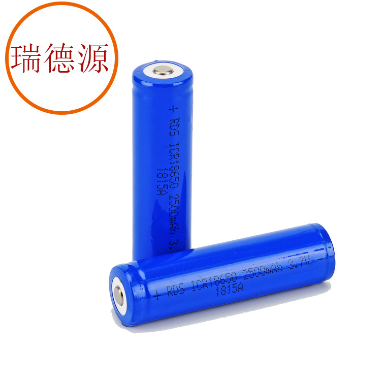 厂家直销批发电池 18650锂电池2200mAh 迷你小风扇聚合物锂电池
