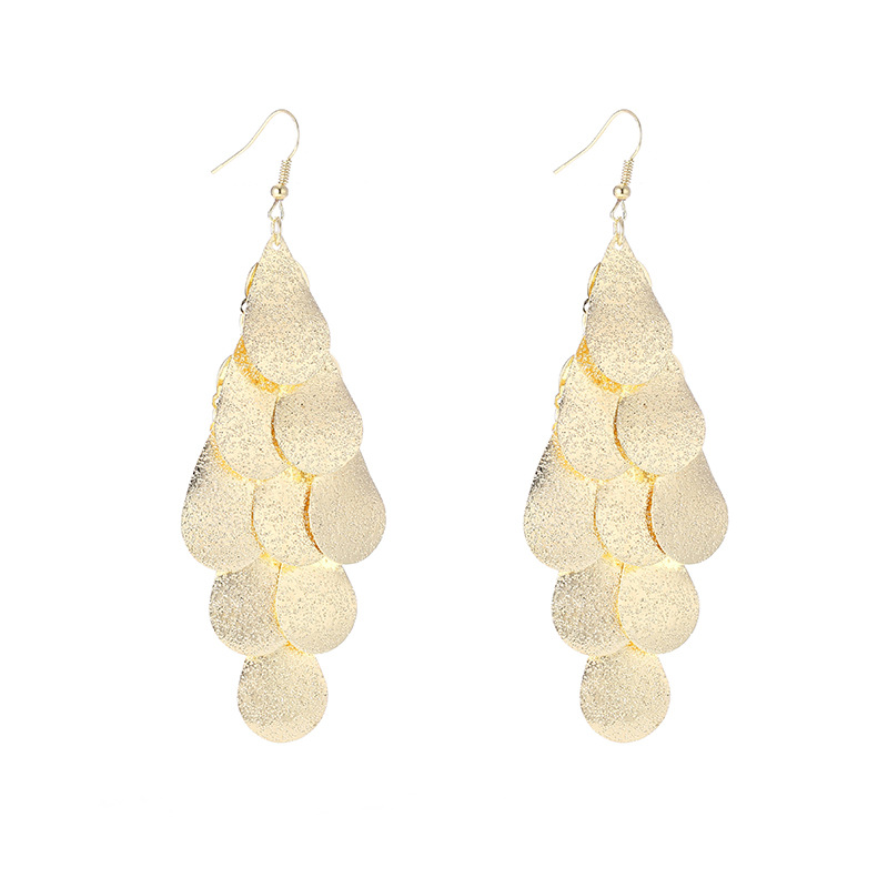 Fashion Leaf Metal Plating Womenu0027S Drop Earrings 1 Pair