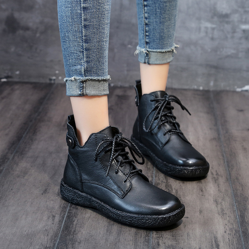 Bottes femme INFOHOMME en En cuir - Ref 3354726 Image 4