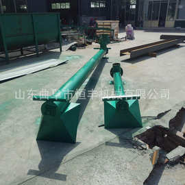 济宁管式螺旋输送机图片粮食颗粒装车蛟龙上料机垂直螺旋输送机