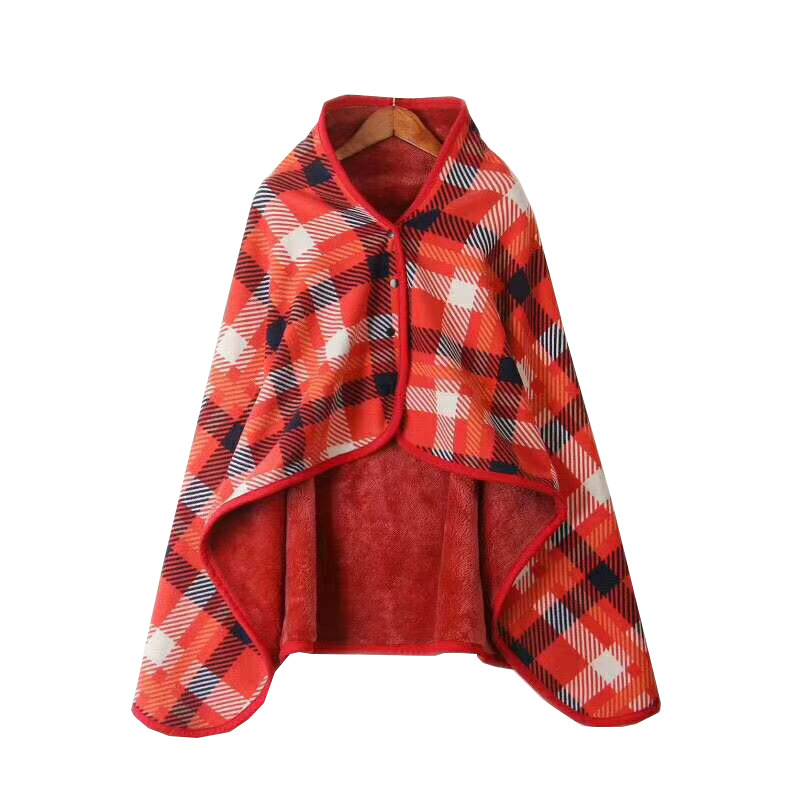 Japanese hygroscopic heating fleece warm shawl blanket flannel sofa