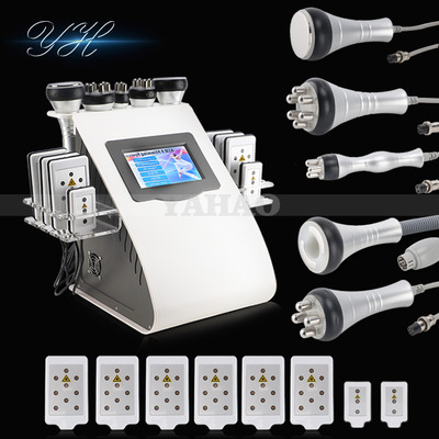 六合一纤体爆脂仪 电子美容仪器 40K爆脂RF负压激光射频仪