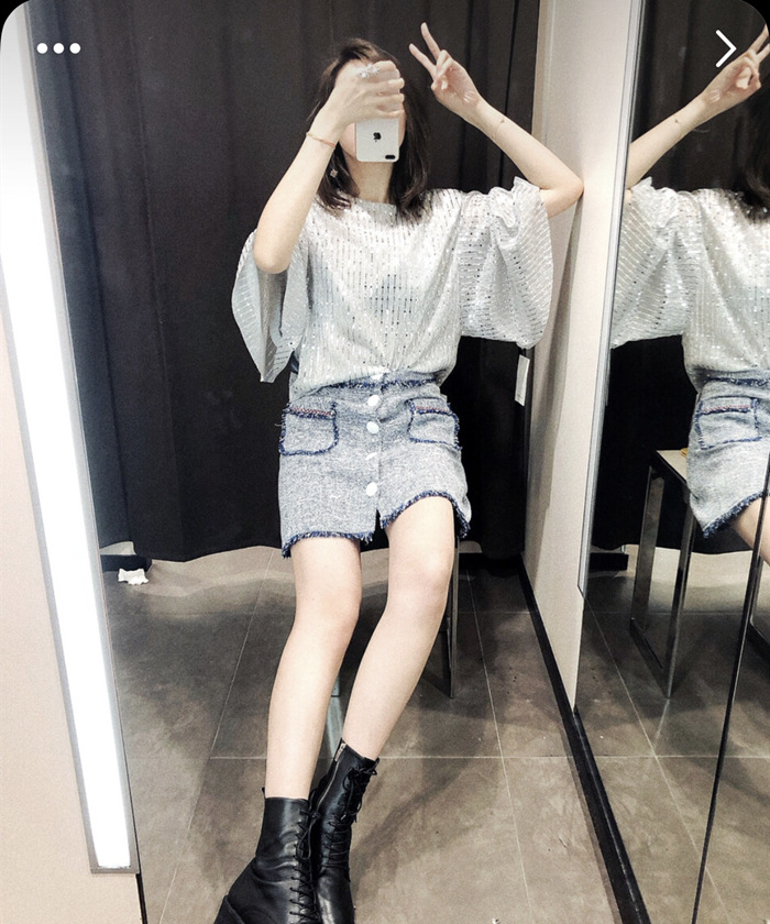 Costume femme en Mélange de fibres chimiques - Ref 3334152 Image 5