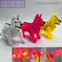 发光地摊儿童音乐电动狗