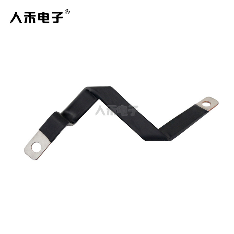 直销新能源汽车动力电池铜排软连接 柔性导电母排 折弯软紫铜