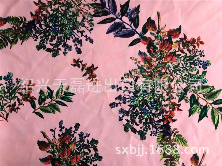 春夏高级时尚女装连衣裙服装面料 全涤弹力四面弹服装面料