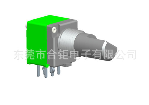 厂家直销09直脚密封双联电位器　音响功放电位器　双声道电位器