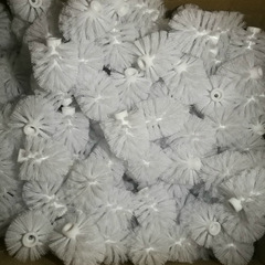 Manufacturer wholesale plastic toilet brush head cleaning brush stainless steel toilet brush accessories plastic brush accessories