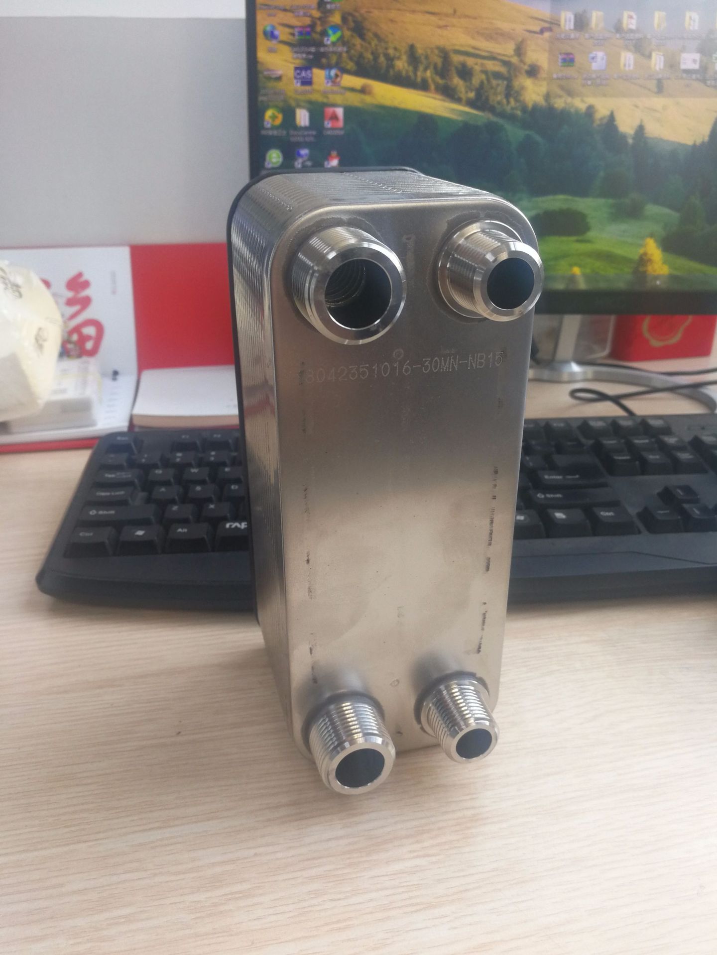 无锡换热器厂家供应 镍钎焊换热器 高温热交换器