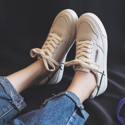Famous general Korean Edition Trendy shoes fashion leisure time White shoes 2019 Spring new pattern student comfortable Women's Shoes 8061