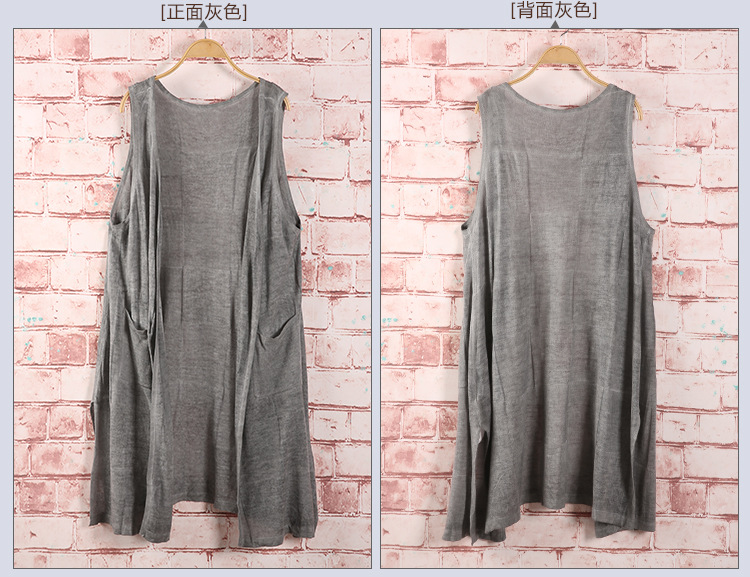 Gilet femme TRIBU GéOMéTRIQUE en Coton et lin - Ref 3318362 Image 23